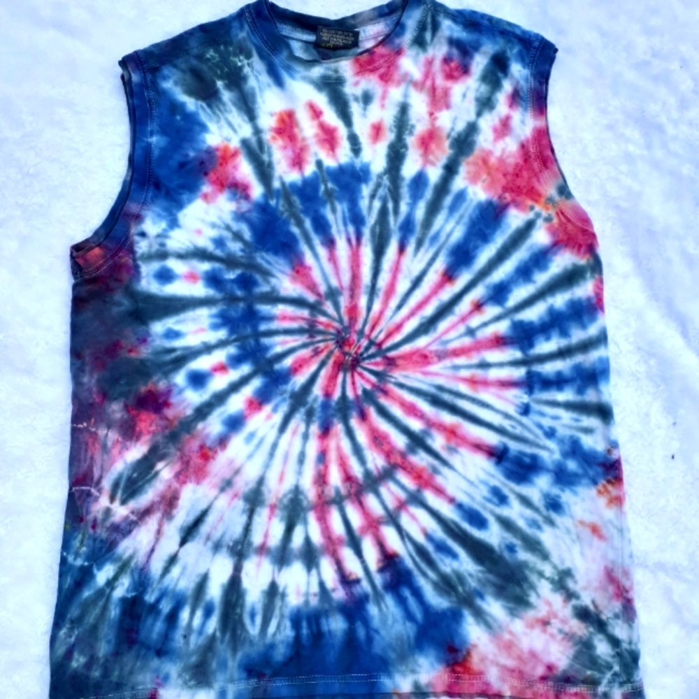 Vintage Ransom Tie Dyed Muscle Shirt